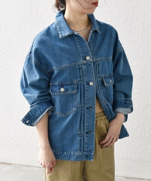 SHIPS / シップス Gジャン・デニムジャケット | SHIPS any:〈洗濯機可能〉デニム ジャケット［SHIPS any DENIM］ | 詳細3