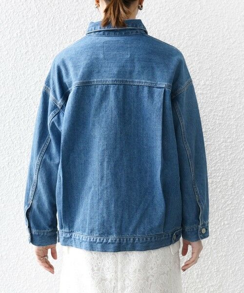 新品タグ付き　SHIPS any デニムジャケット セール】 SHIPS any:〈洗濯機可能〉デニム ジャケット 23AW
