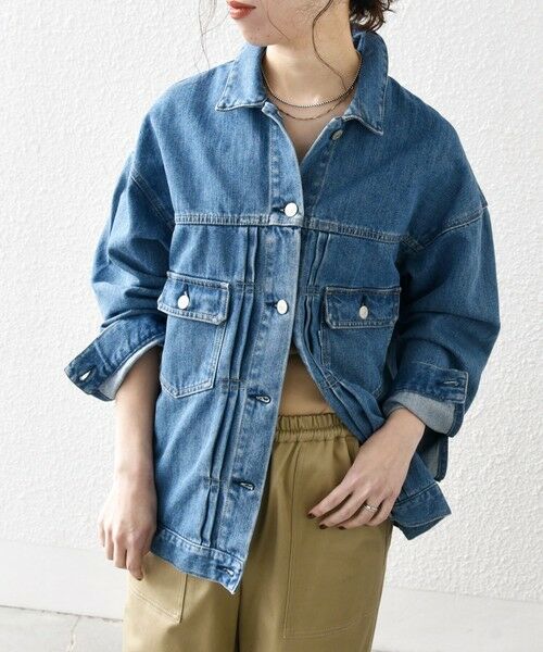 SHIPS / シップス Gジャン・デニムジャケット | SHIPS any:〈洗濯機可能〉デニム ジャケット［SHIPS any DENIM］ | 詳細6