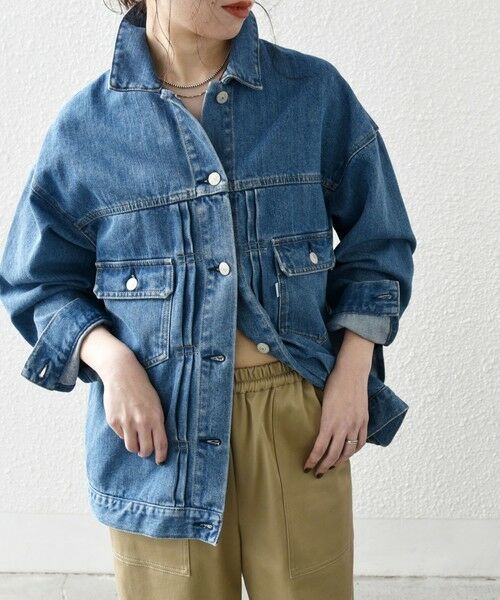 SHIPS / シップス Gジャン・デニムジャケット | SHIPS any:〈洗濯機可能〉デニム ジャケット［SHIPS any DENIM］ | 詳細7