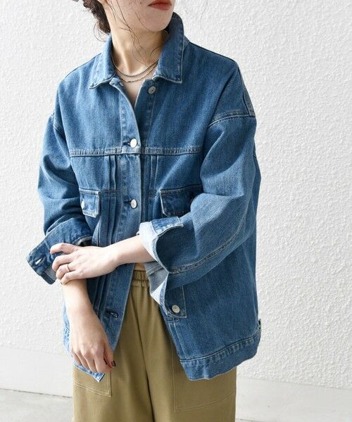 SHIPS / シップス Gジャン・デニムジャケット | SHIPS any:〈洗濯機可能〉デニム ジャケット［SHIPS any DENIM］ | 詳細9