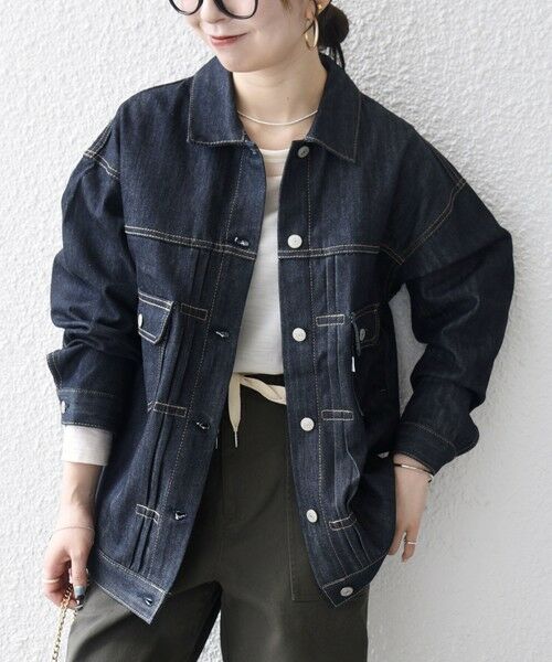 SHIPS / シップス Gジャン・デニムジャケット | SHIPS any:〈洗濯機可能〉デニム ジャケット［SHIPS any DENIM］ | 詳細24