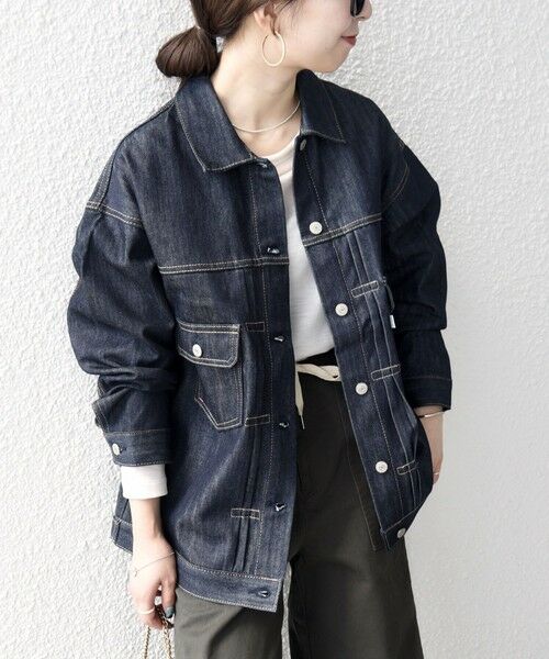 SHIPS / シップス Gジャン・デニムジャケット | SHIPS any:〈洗濯機可能〉デニム ジャケット［SHIPS any DENIM］ | 詳細25