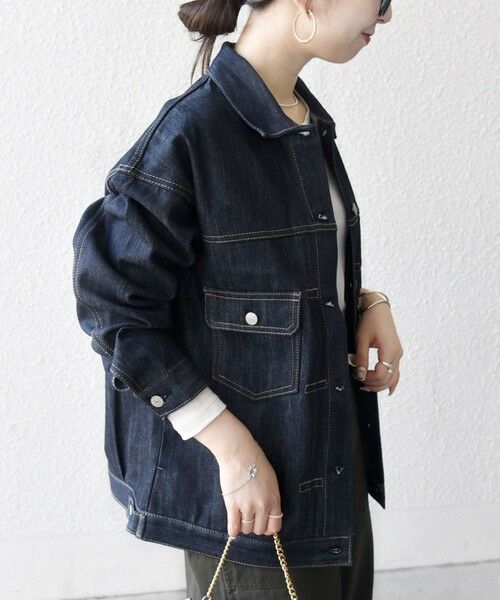 SHIPS / シップス Gジャン・デニムジャケット | SHIPS any:〈洗濯機可能〉デニム ジャケット［SHIPS any DENIM］ | 詳細26