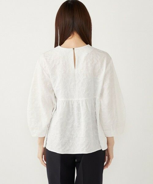 SHIPS / シップス シャツ・ブラウス | SHIPS Colors:〈手洗い可能〉フクレ ジャカード タックスリーブ ブラウス | 詳細5