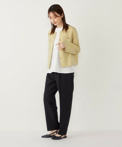 SHIPS / シップス シャツ・ブラウス | SHIPS Colors:〈手洗い可能〉フクレ ジャカード タックスリーブ ブラウス | 詳細15