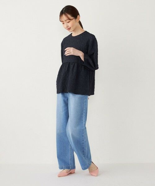 SHIPS / シップス シャツ・ブラウス | SHIPS Colors:〈手洗い可能〉フクレ ジャカード タックスリーブ ブラウス | 詳細26