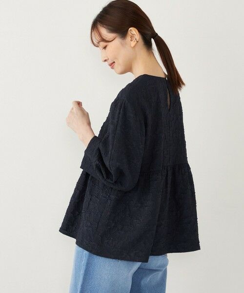 SHIPS / シップス シャツ・ブラウス | SHIPS Colors:〈手洗い可能〉フクレ ジャカード タックスリーブ ブラウス | 詳細27