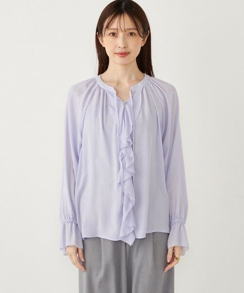 SHIPS / シップス シャツ・ブラウス | SHIPS Colors:〈手洗い可能〉2WAY フロントフリル ブラウス | 詳細24