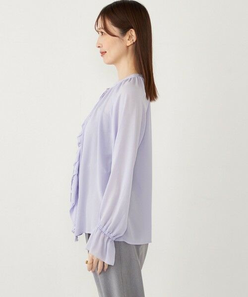 SHIPS / シップス シャツ・ブラウス | SHIPS Colors:〈手洗い可能〉2WAY フロントフリル ブラウス | 詳細25