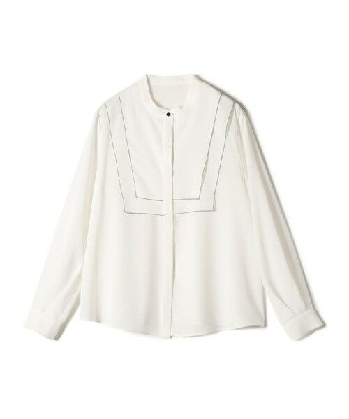 SHIPS / シップス シャツ・ブラウス | SHIPS Colors:〈手洗い可能〉ジョーゼット ビブカラー シャツ◇ | 詳細1