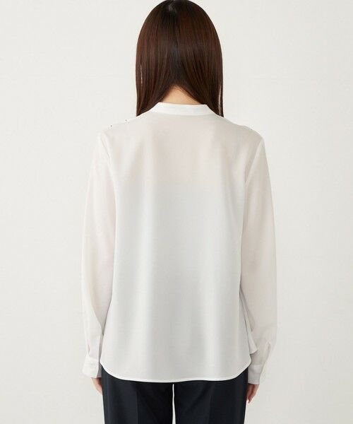 SHIPS / シップス シャツ・ブラウス | SHIPS Colors:〈手洗い可能〉ジョーゼット ビブカラー シャツ◇ | 詳細5