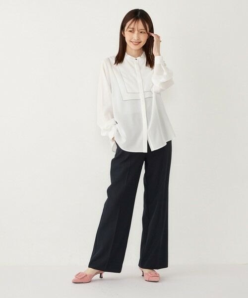 SHIPS / シップス シャツ・ブラウス | SHIPS Colors:〈手洗い可能〉ジョーゼット ビブカラー シャツ◇ | 詳細15