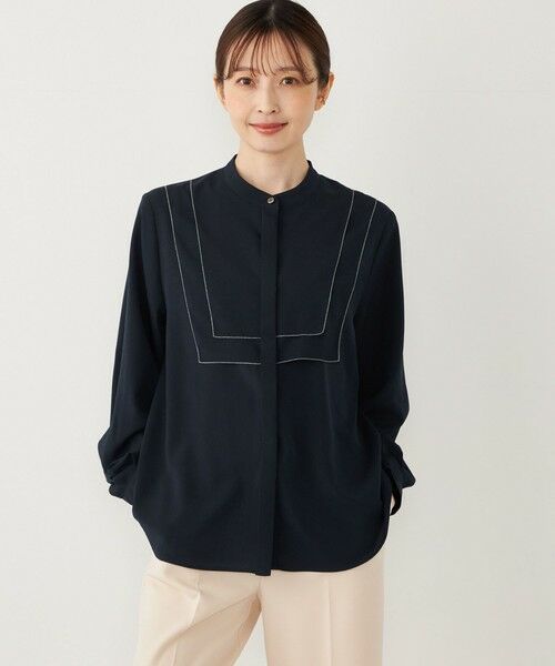 SHIPS / シップス シャツ・ブラウス | SHIPS Colors:〈手洗い可能〉ジョーゼット ビブカラー シャツ◇ | 詳細29