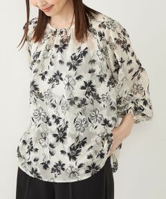 SHIPS / シップス シャツ・ブラウス | SHIPS Colors:〈手洗い可能〉ジャカード フラワープリント ブラウス