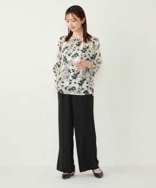 SHIPS / シップス シャツ・ブラウス | SHIPS Colors:〈手洗い可能〉ジャカード フラワープリント ブラウス | 詳細12