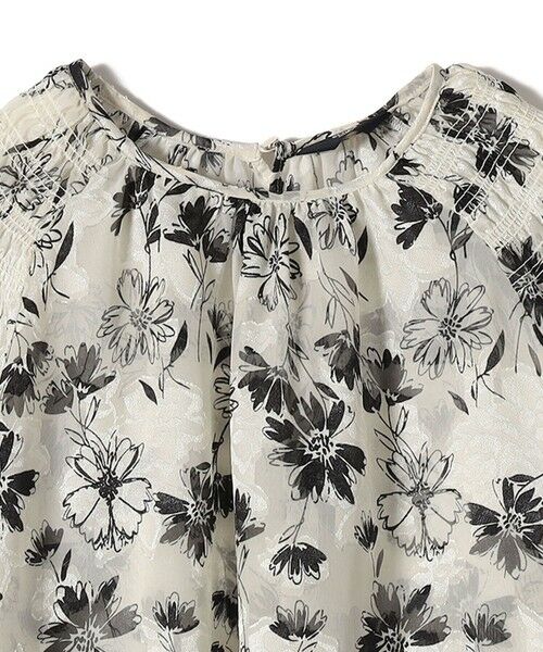 SHIPS / シップス シャツ・ブラウス | SHIPS Colors:〈手洗い可能〉ジャカード フラワープリント ブラウス | 詳細3