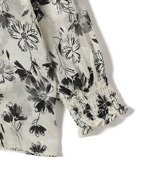 SHIPS / シップス シャツ・ブラウス | SHIPS Colors:〈手洗い可能〉ジャカード フラワープリント ブラウス | 詳細4