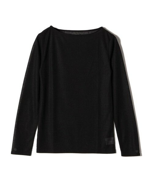 SHIPS / シップス カットソー(半袖以外) | SHIPS Colors:〈洗濯機可能〉シアー テレコ ボートネック インナー | 詳細1