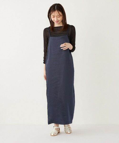 SHIPS / シップス カットソー(半袖以外) | SHIPS Colors:〈洗濯機可能〉シアー テレコ ボートネック インナー | 詳細4