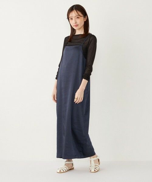 SHIPS / シップス カットソー(半袖以外) | SHIPS Colors:〈洗濯機可能〉シアー テレコ ボートネック インナー | 詳細9