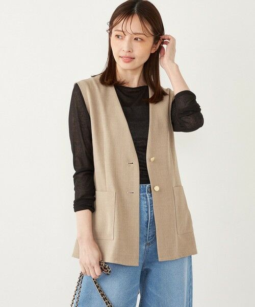 SHIPS / シップス カットソー(半袖以外) | SHIPS Colors:〈洗濯機可能〉シアー テレコ ボートネック インナー | 詳細11