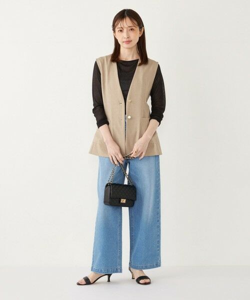 SHIPS / シップス カットソー(半袖以外) | SHIPS Colors:〈洗濯機可能〉シアー テレコ ボートネック インナー | 詳細12