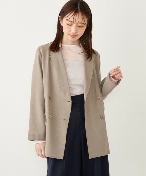 SHIPS / シップス カットソー(半袖以外) | SHIPS Colors:〈洗濯機可能〉シアー テレコ ボートネック インナー | 詳細25