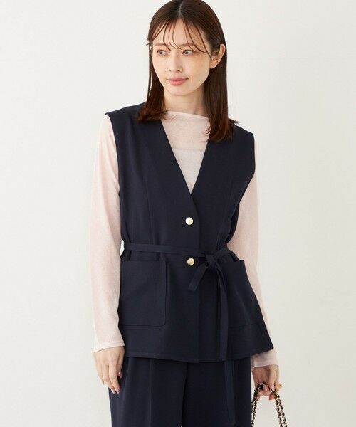 SHIPS / シップス カットソー(半袖以外) | SHIPS Colors:〈洗濯機可能〉シアー テレコ ボートネック インナー | 詳細29