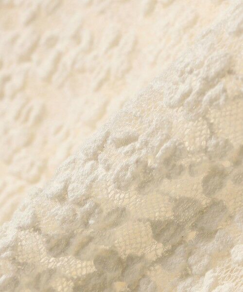 SHIPS / シップス カットソー（半袖以外） | SHIPS Colors:〈洗濯機可能〉フラワー ストレッチ レース インナー | 詳細5