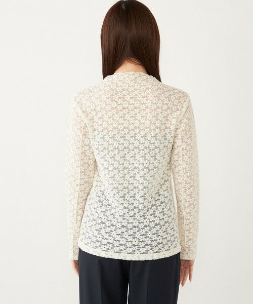 SHIPS / シップス カットソー（半袖以外） | SHIPS Colors:〈洗濯機可能〉フラワー ストレッチ レース インナー | 詳細9