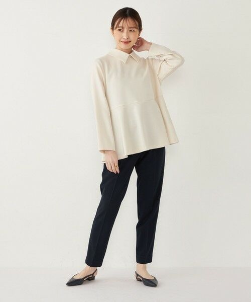 SHIPS / シップス ショート・ハーフ・半端丈パンツ | SHIPS Colors:ストレッチ ジョーゼット テーパードパンツ 3 （セットアップ対応可能）◇ | 詳細28