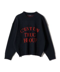 SHIPS / シップス ニット・セーター | SHIPS Colors:〈手洗い可能〉ロゴ ジャカード ニット