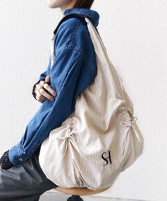 SHIPS / シップス トートバッグ | 【WEB限定】ストライプ ドロスト バッグ