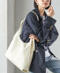 SHIPS / シップス トートバッグ | BEAURE:パーティション レザー バッグ 大