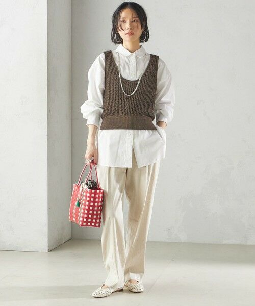 SHIPS / シップス トートバッグ | 【SHIPS別注】UHURU:巾着付き バスケット バッグ S | 詳細3