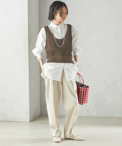 SHIPS / シップス トートバッグ | 【SHIPS別注】UHURU:巾着付き バスケット バッグ S | 詳細5