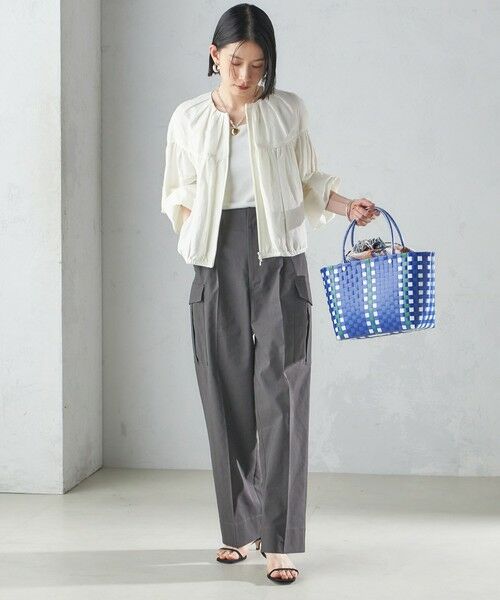 SHIPS / シップス トートバッグ | 【SHIPS別注】UHURU:巾着付き バスケット バッグ S | 詳細19