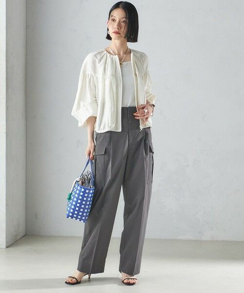 SHIPS / シップス トートバッグ | 【SHIPS別注】UHURU:巾着付き バスケット バッグ S | 詳細20