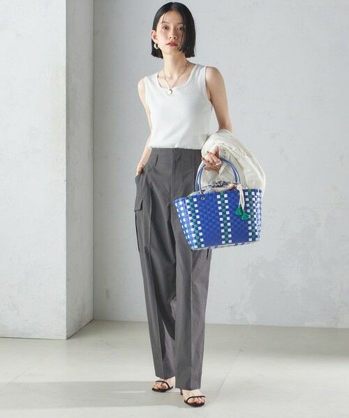 SHIPS / シップス トートバッグ | 【SHIPS別注】UHURU:巾着付き バスケット バッグ S | 詳細21