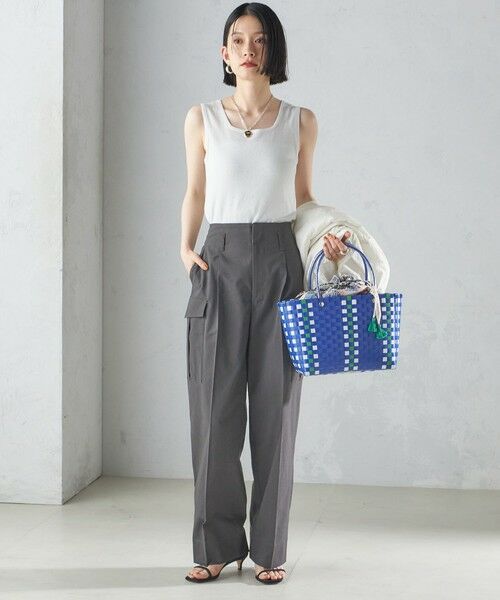 SHIPS / シップス トートバッグ | 【SHIPS別注】UHURU:巾着付き バスケット バッグ S | 詳細22