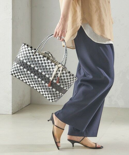 SHIPS / シップス トートバッグ | 【SHIPS別注】UHURU:巾着付き バスケット バッグ M | 詳細4