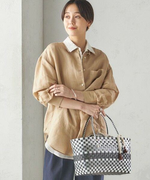 SHIPS / シップス トートバッグ | 【SHIPS別注】UHURU:巾着付き バスケット バッグ M | 詳細6