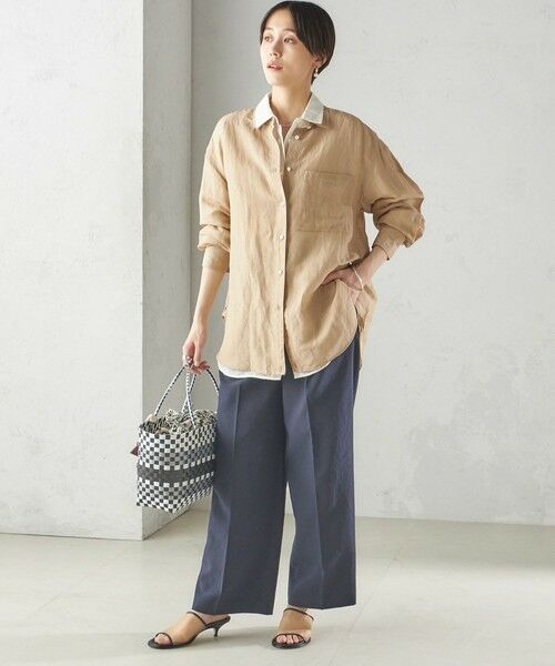 SHIPS / シップス トートバッグ | 【SHIPS別注】UHURU:巾着付き バスケット バッグ M | 詳細7