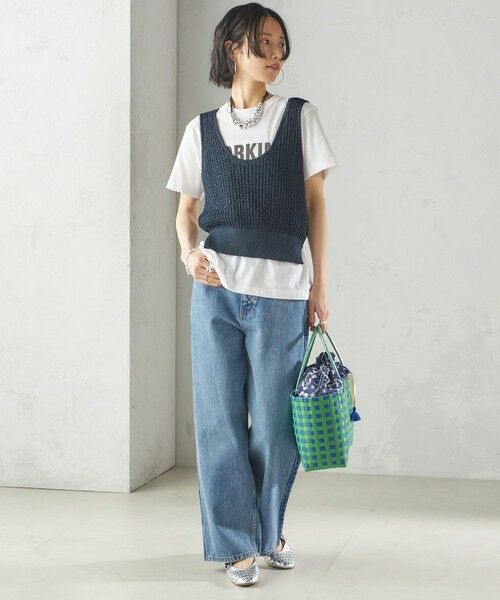 SHIPS / シップス トートバッグ | 【SHIPS別注】UHURU:巾着付き バスケット バッグ M | 詳細20