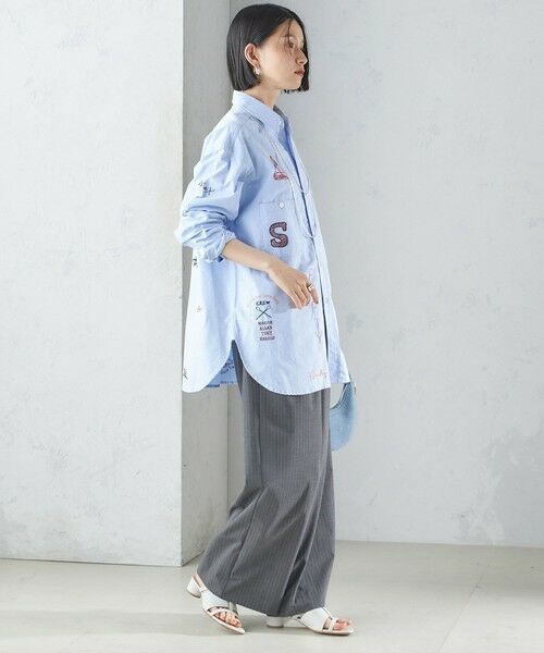 SHIPS / シップス シャツ・ブラウス | 【SHIPS別注】WHITE FIELD: エンブロイダリー シャツ | 詳細23