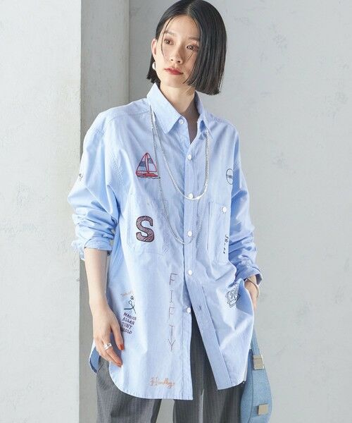 SHIPS / シップス シャツ・ブラウス | 【SHIPS別注】WHITE FIELD: エンブロイダリー シャツ | 詳細30