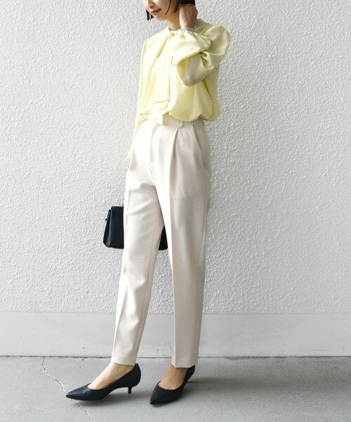 SHIPS / シップス シャツ・ブラウス | 〈手洗い可能〉ボウタイ 幾何 プリント 長袖 ブラウス | 詳細13