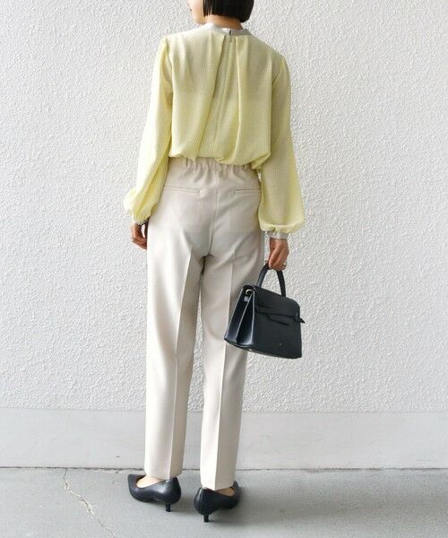 SHIPS / シップス シャツ・ブラウス | 〈手洗い可能〉ボウタイ 幾何 プリント 長袖 ブラウス | 詳細14