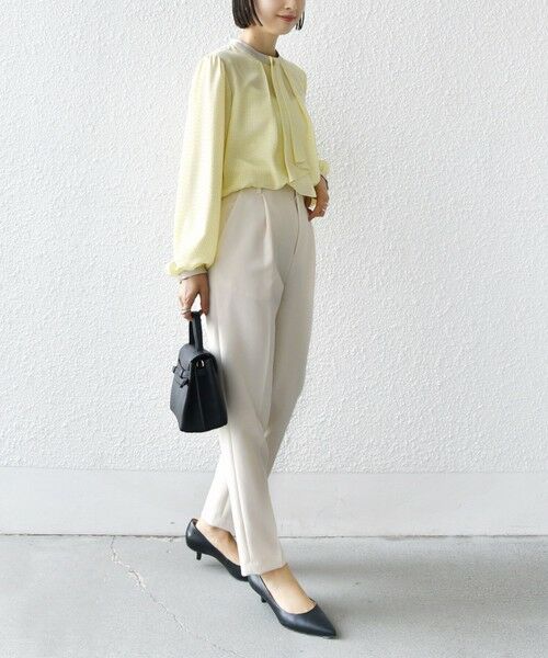 SHIPS / シップス シャツ・ブラウス | 〈手洗い可能〉ボウタイ 幾何 プリント 長袖 ブラウス | 詳細15